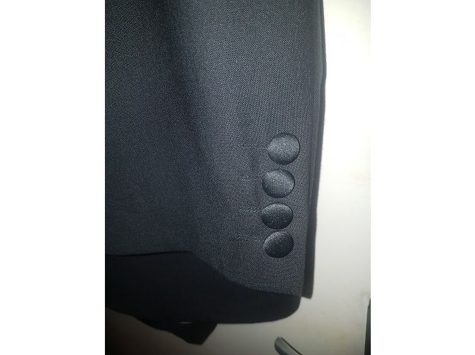 Balmain Abendjacke Schwarz Wolle 44FR - Ansicht 7