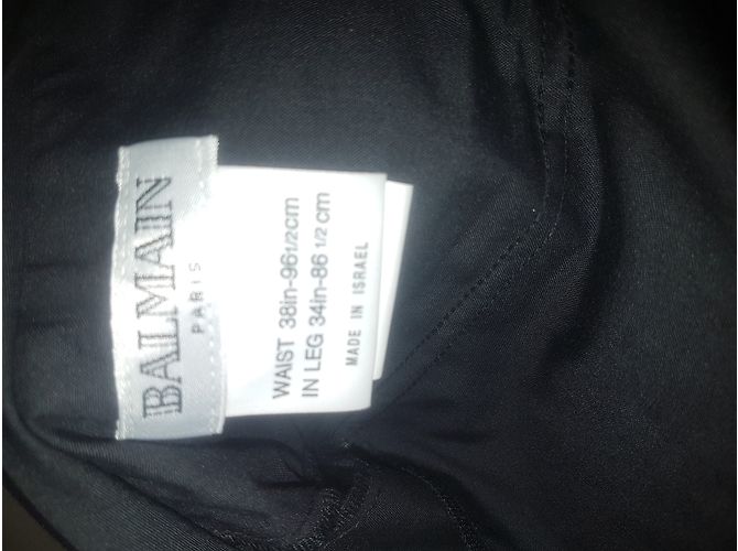 Balmain Black Wool Blazer Jacket Size 38 - view 4