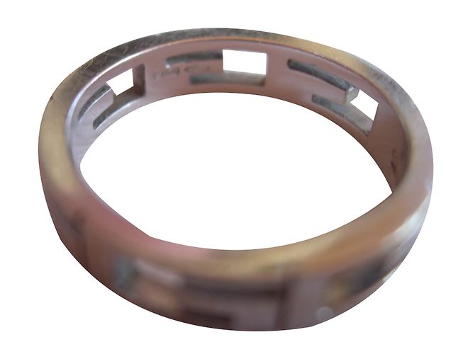 Gucci GG Ring aus Weißgold Größe 53 Silber - Ansicht 2