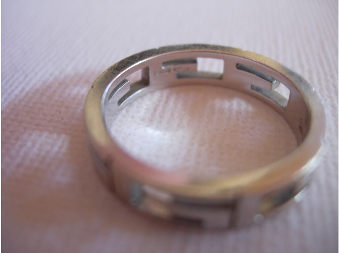 Gucci GG Ring aus Weißgold Größe 53 Silber - Ansicht 8
