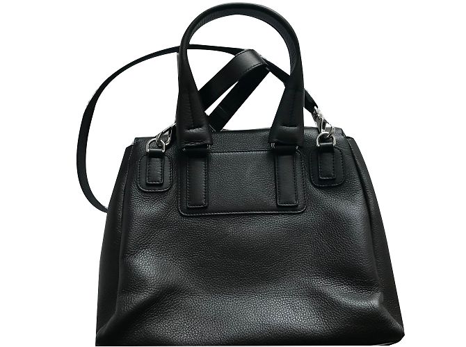 Borsa a mano Givenchy Pandora Pure in pelle Ebony Ebano - vista 2
