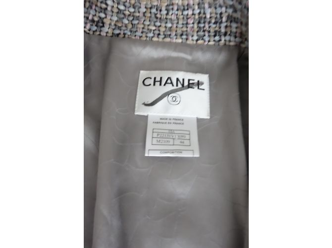 Giacca in tweed multicolor Chanel Multicolore - vista 10