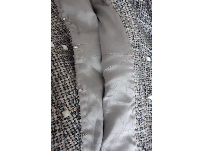 Giacca in tweed multicolor Chanel Multicolore - vista 12