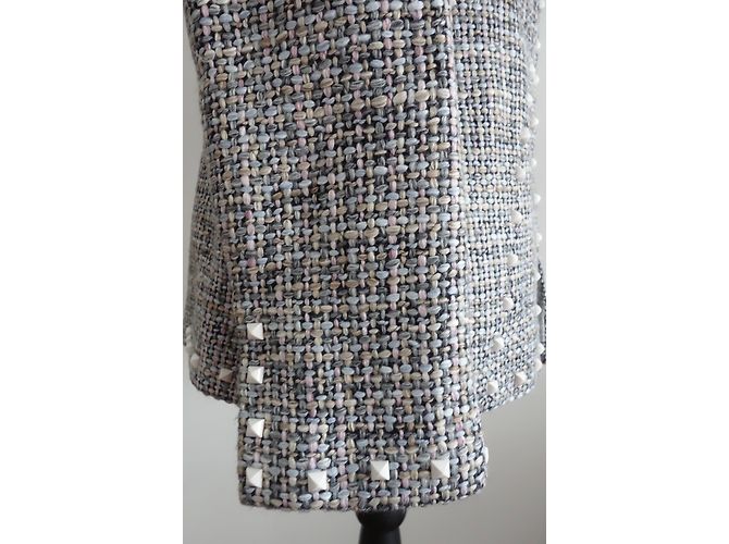 Giacca in tweed multicolor Chanel Multicolore - vista 7