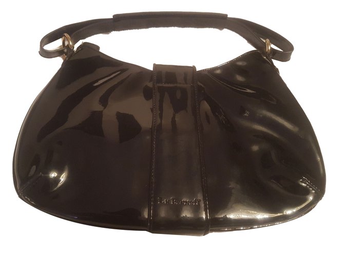 Borsa nera lucida Lk Bennett Nero - vista 2