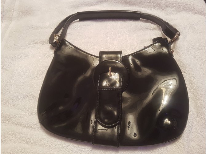 Borsa nera lucida Lk Bennett Nero - vista 7