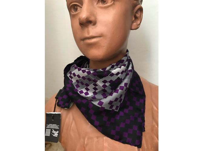 Pañuelo de seda Burberry morado Púrpura - vista 5