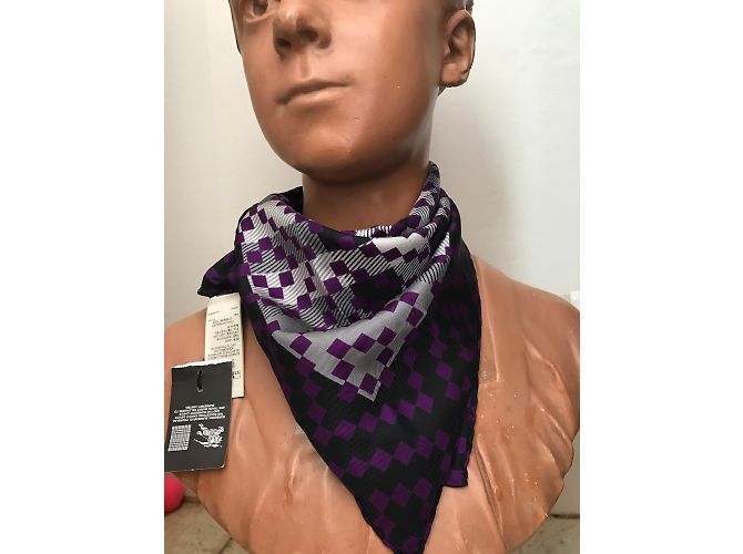 Pañuelo de seda Burberry morado Púrpura - vista 6