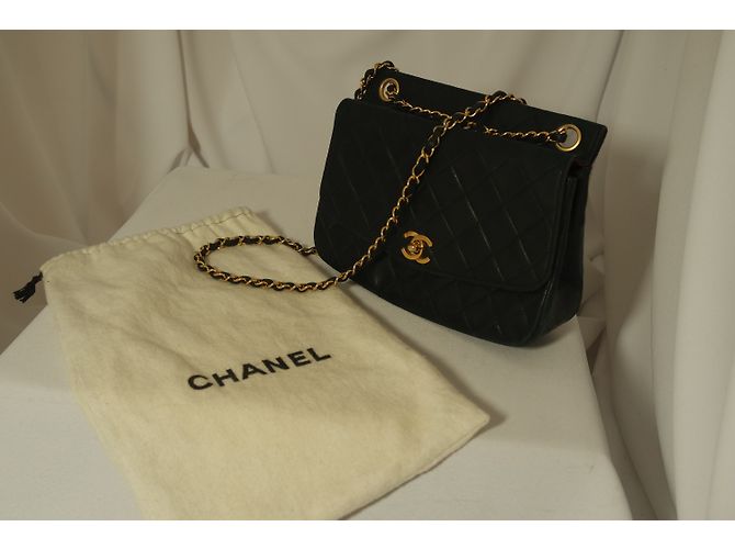 Borsa a mano Chanel in pelle caviar nera Nero - vista 12