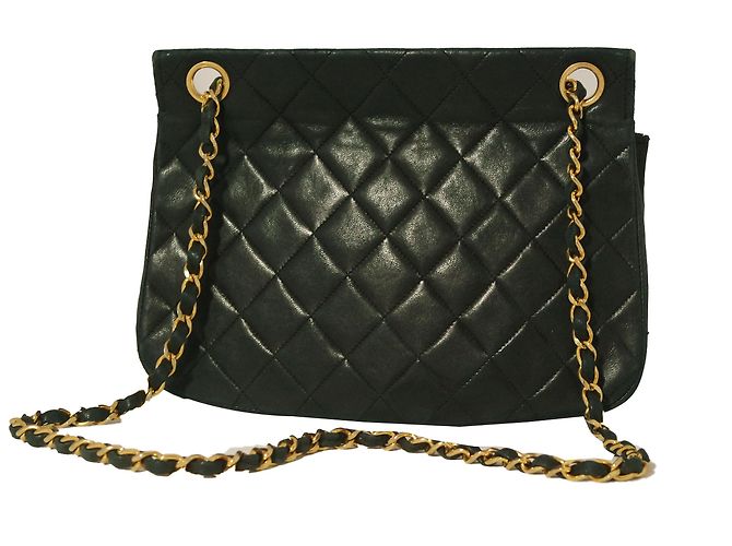 Borsa a mano Chanel in pelle caviar nera Nero - vista 2