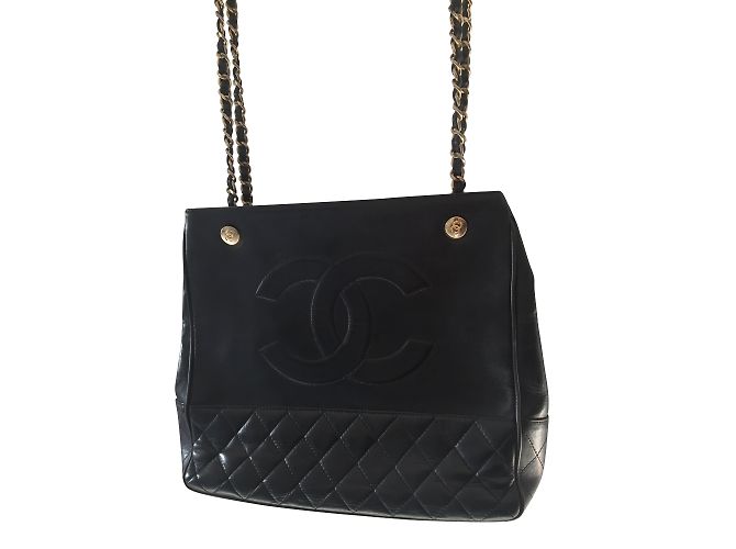 Chanel Vintage Tasche Schwarz - Ansicht 2