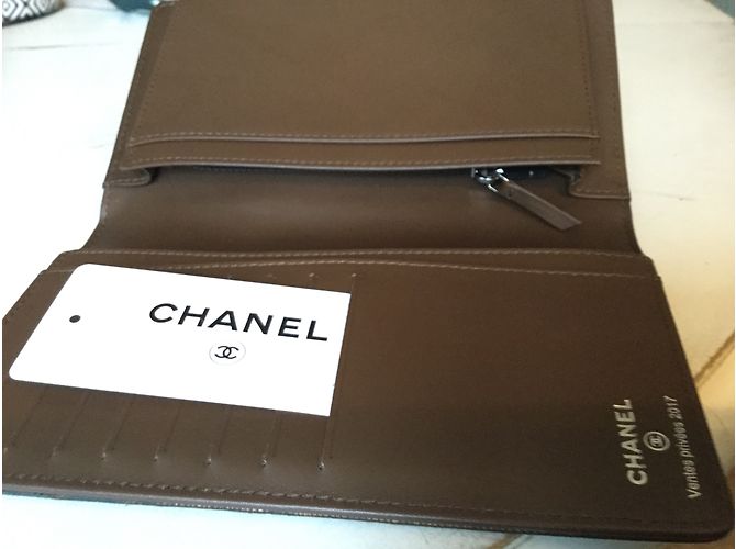 Chanel Portefeuille Mortdore Braun Kupfer - Ansicht 3