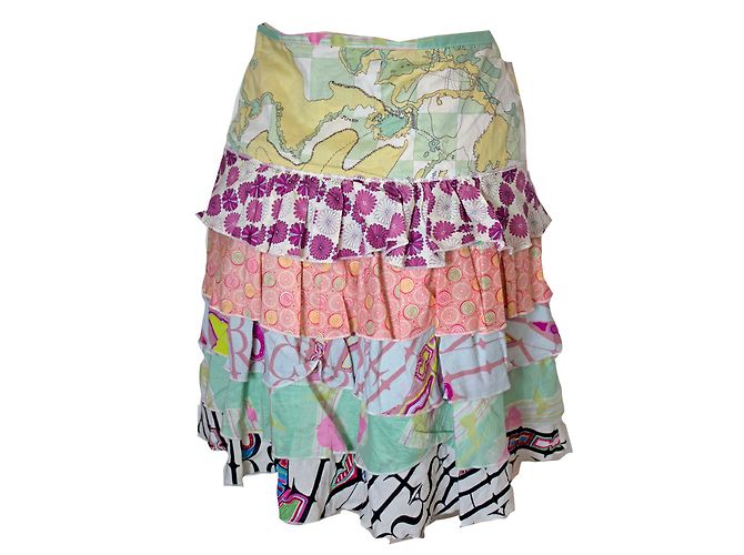 Gonna Rara Christian Lacroix in cotone multicolore - vista 2