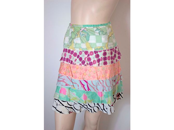 Gonna Rara Christian Lacroix in cotone multicolore - vista 3