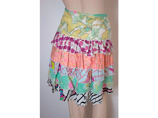 Gonna Rara Christian Lacroix in cotone multicolore - vista 4