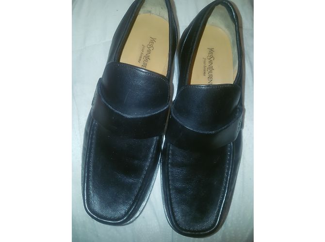 Scarpe eleganti Yves Saint Laurent in pelle nera da uomo Nero - vista 10