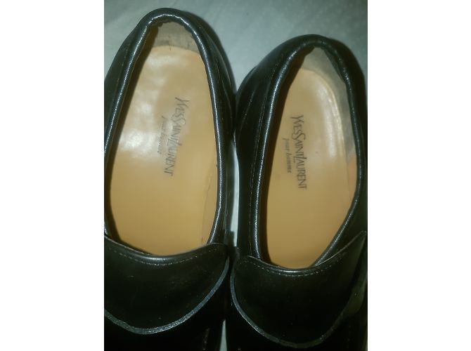 Scarpe eleganti Yves Saint Laurent in pelle nera da uomo Nero - vista 6