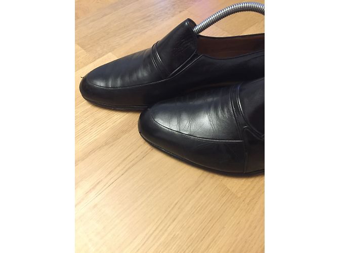 A. Testoni Black Leather Boots - view 3