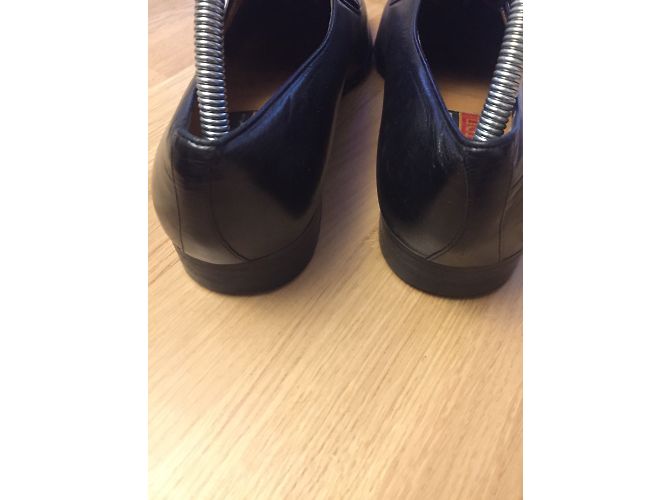 A. Testoni Black Leather Boots - view 4