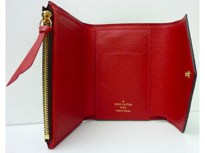 Louis Vuitton Victorine damier ébène Marrone - vista 6