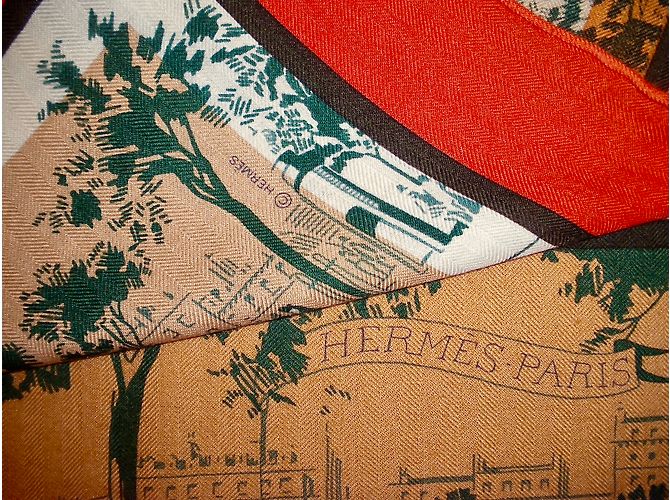Hermès A l'OMBRE des BOULEVARDS Mehrfarben - Ansicht 12