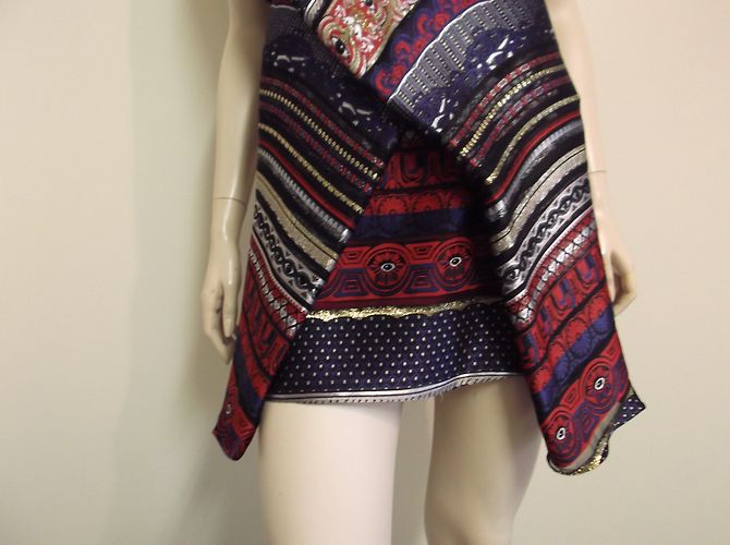 Abito Kenzo Genius con bustier in viscosa multicolore - vista 5
