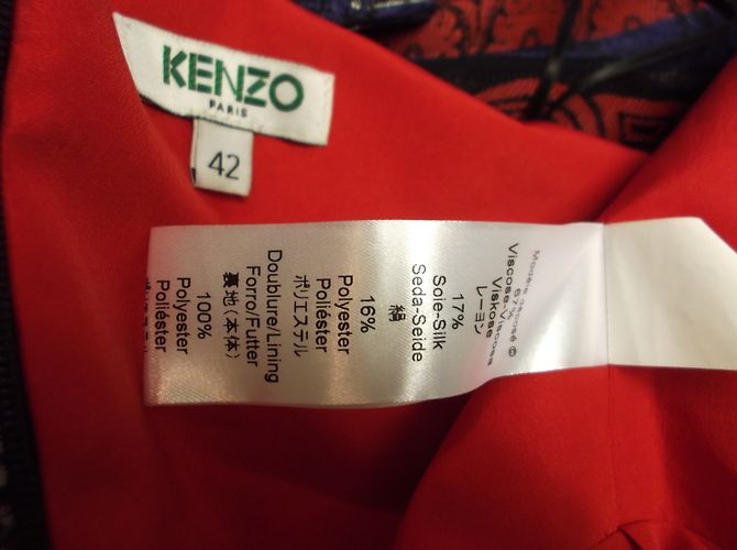 Abito Kenzo Genius con bustier in viscosa multicolore - vista 7