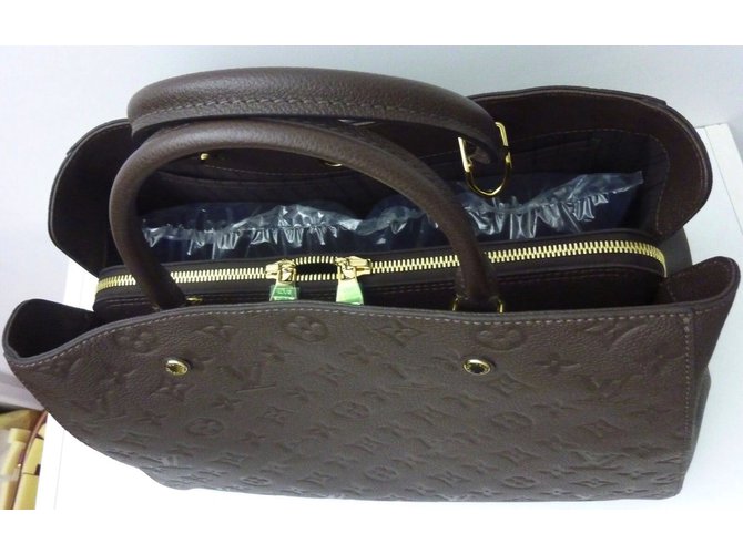 Louis Vuitton Montaigne GM Marrone - vista 4