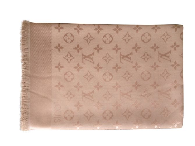 Louis Vuitton Bufanda clásica del monograma Bronce - vista 2