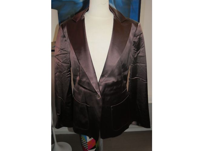 Kenzo Jungle Jacke braun Acetat - Ansicht 3