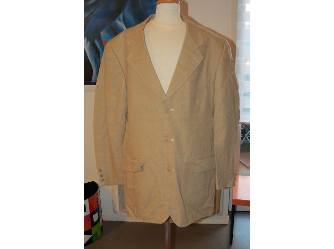 Kenzo Leinenjacke Beige Größe 46 - Ansicht 3