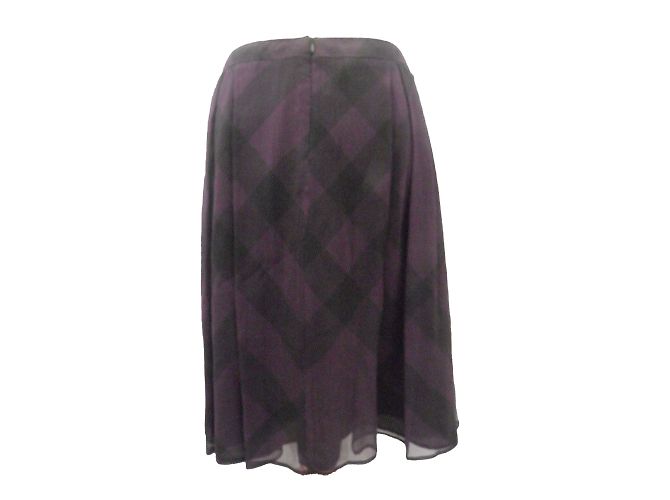Burberry Rock Schwarz und Amethyst mit abstraktem Muster - Ansicht 2