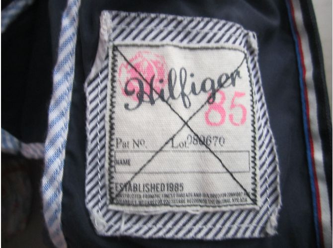 Giacca Tommy Hilfiger Blu Navy Cotone 14 anni - vista 3