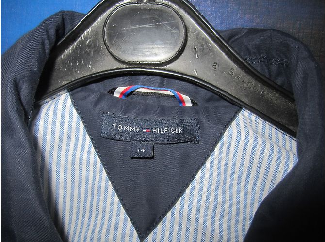 Giacca Tommy Hilfiger Blu Navy Cotone 14 anni - vista 5