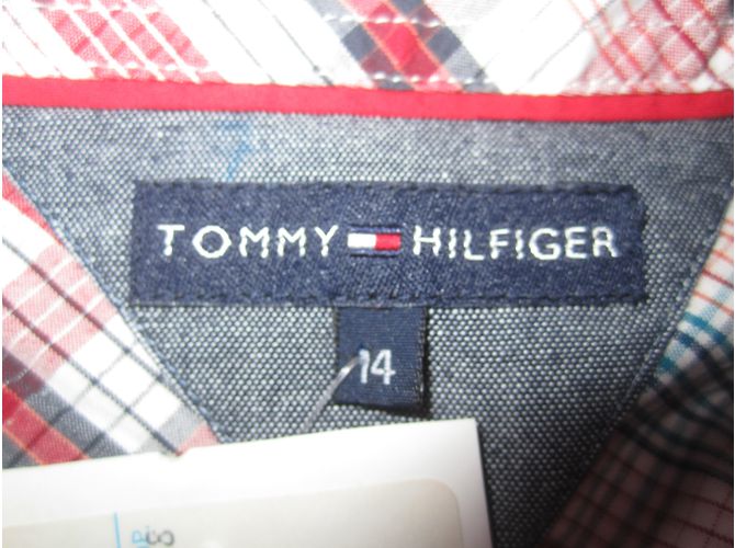 Tommy Hilfiger T-shirt en coton manches longues garçon 14 ans Multicolore - vue 3