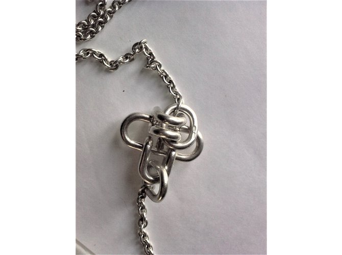 Hermès Collares largos Plata - vista 3