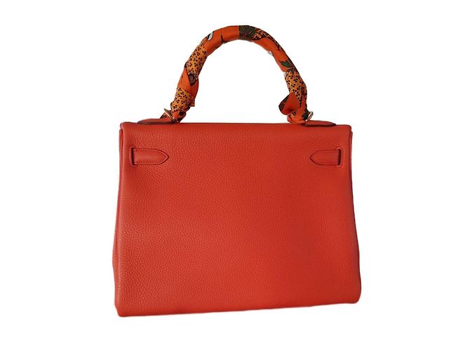 Hermès Kelly 32 Amapola Naranja - vista 2