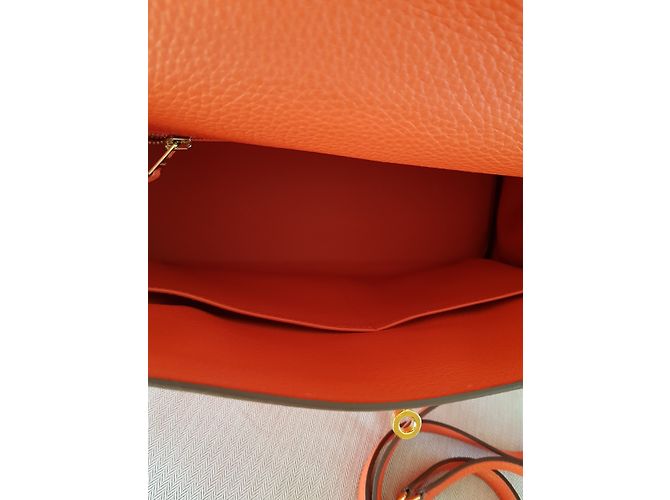 Hermès Kelly 32 Amapola Naranja - vista 6