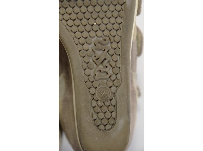 Sneakers con tacco Ash Alex Bis Beige e Oro - vista 8