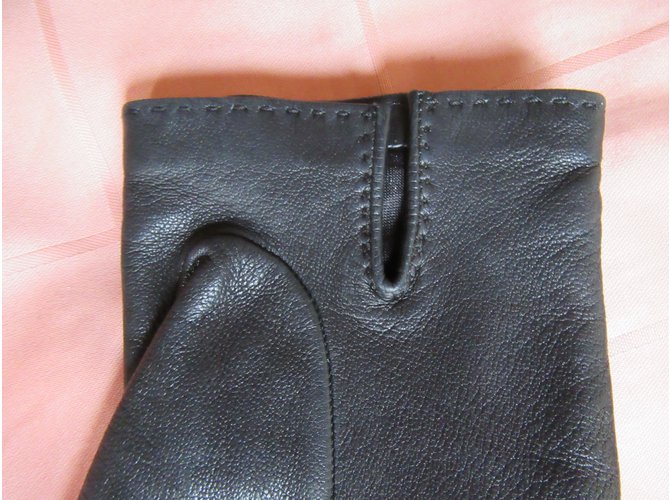 Guanti Hermès Soya Nero - vista 3