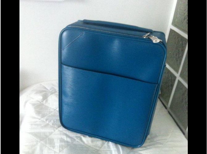 Louis Vuitton Reisetasche Blau - Ansicht 11
