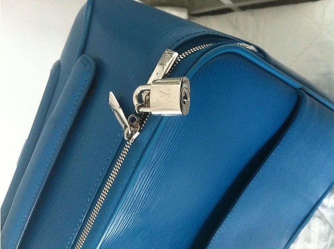 Louis Vuitton Reisetasche Blau - Ansicht 5