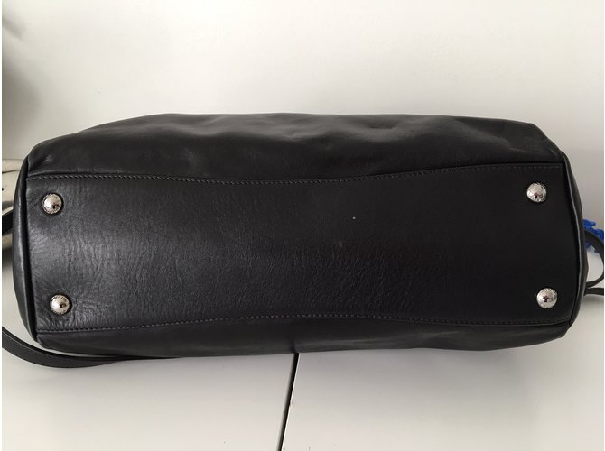 Borsa Prada BN2340 in pelle nera Nero - vista 4