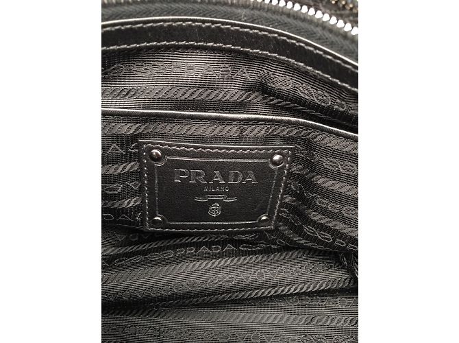 Borsa Prada BN2340 in pelle nera Nero - vista 6