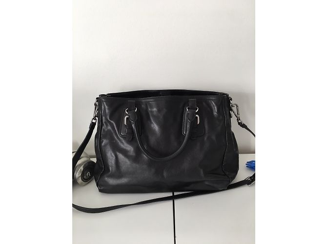 Borsa Prada BN2340 in pelle nera Nero - vista 9
