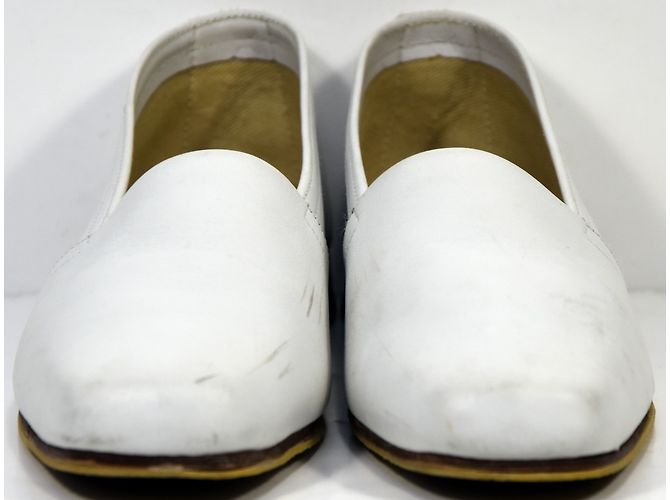 Mocassini Repetto in pelle bianca Bianco - vista 4