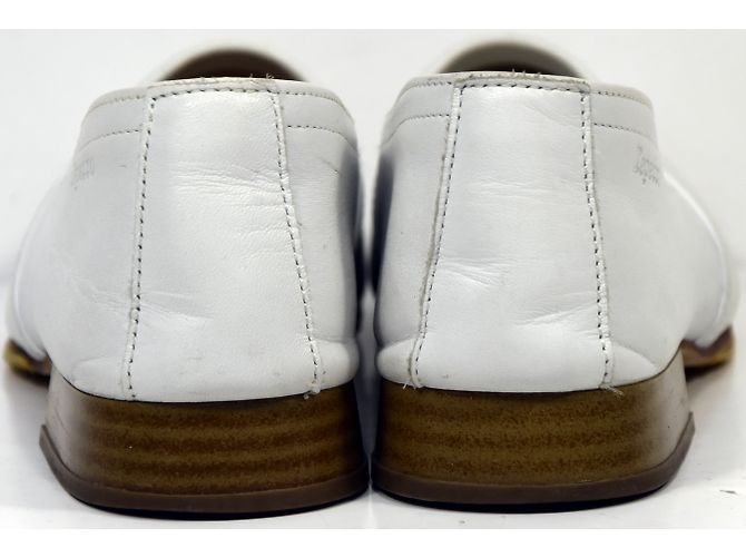 Mocassini Repetto in pelle bianca Bianco - vista 5