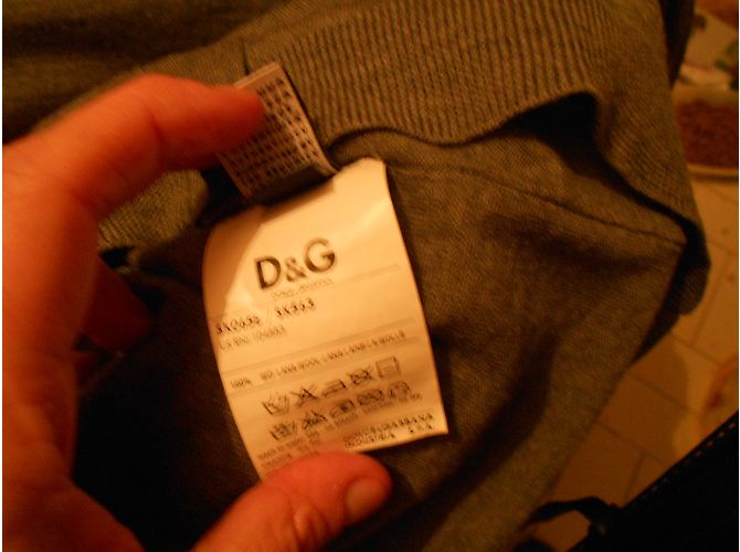 Dolce & Gabbana Cardigã Cinza de Lã de Carneiro com Pérolas - vista 7