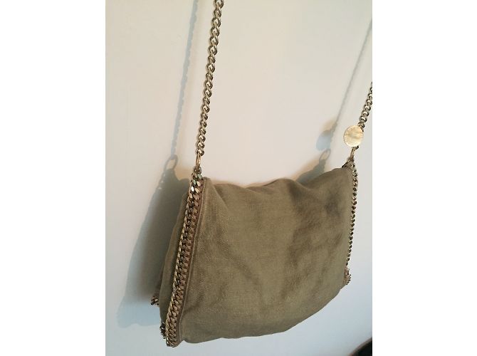 Stella Mc Cartney Borsa a tracolla Stella McCartney Falabella Khaki Cachi - vista 3