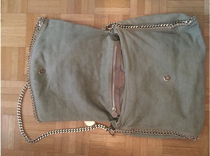 Stella Mc Cartney Borsa a tracolla Stella McCartney Falabella Khaki Cachi - vista 4